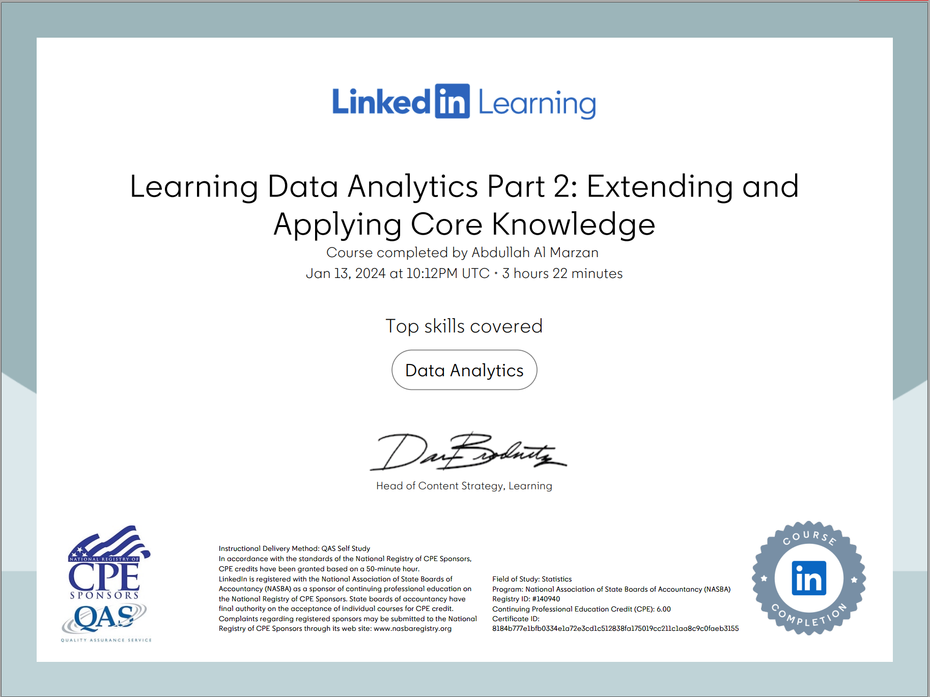 Certificate Thumbnail